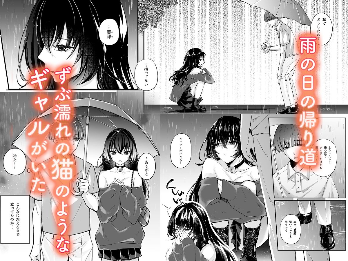 ずぶ濡れの猫系ギャルを拾ったので家で飼うことにします 1枚目